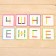 Game set with sticks "Study letters", in the package
