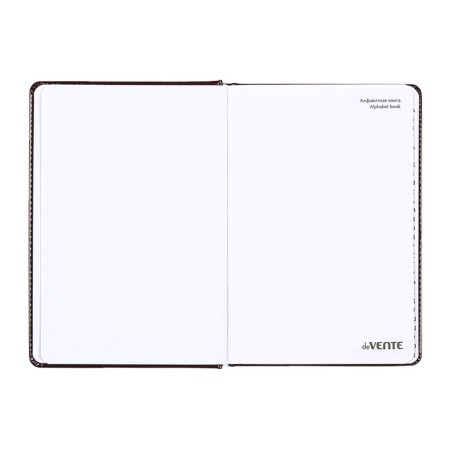 Telephone book A5, 64 sheets Devente.bravo, hard cover of artificial leather, block 70 g/m2, burgundy-4
