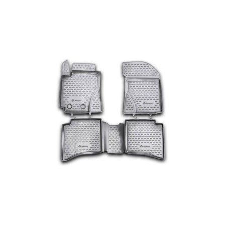 Rugs in the salon Geely MK Cross, 2011-2012 4 pcs. (polyurethane)