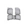 Rugs in the salon Geely MK Cross, 2011-2012 4 pcs. (polyurethane)