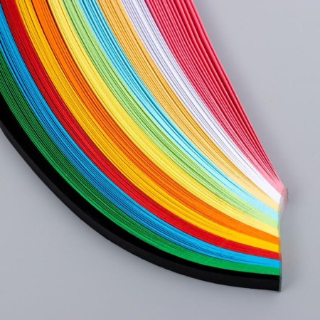 Strips for quilling 144 strips "multi -colored" width 1 cm length 70 cm-1
