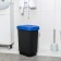 Twin garbage container, 25 l, blue color