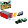 Game set "Farm", tractor, shed and animals, mix