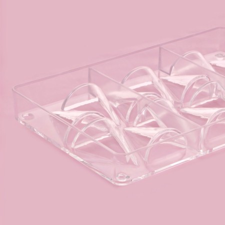 Form for chocolate and sweets "Middle cone", 14 cells, 20 × 12 × 2.5 cm, cell 4.1 × 3.2 × 1.8 cm-4