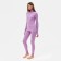 Women's thermal underwear (longshit, leggings) minku color purple, size 54