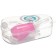 Children's nasal aspirator with 2 replaceable nozzles, in a container, pink color