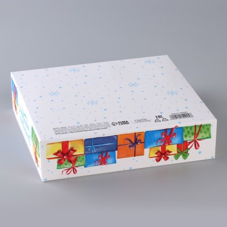 New Year's folding box "New Year's bus" 20 x18 x 5 cm, New Year-3