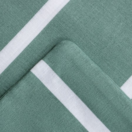 Bed linen Ethel Duet Mint Stripes 143x215 cm-2pcs, 220x240cm, 70x70cm-2pcs, 100% cotton, Poplin-4