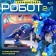 Robot "League of dinobots. Tyrannosaurus ", transforms, with metal elements, blue color