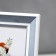 Photo frame plastic 15x20 cm "Gray wood with a double white frame" 23.8x18.8 cm