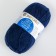 Angora warm yarn 40% wool, 60% acrylic 480m/100g (04 t. Blue)