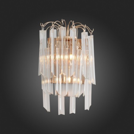 Sconces st. SL386.201.03. OSOLETO. 3x5 watts, G9, 26.5x44 cm, golden color-2