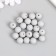 Beads for creativity plastic "Gray Storm" matte D = 1.2 cm set 20 g