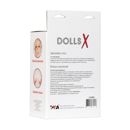 Infutal doll Toyfa Dolls-X Cecilia, blonde, 2 holes, 160 cm-2