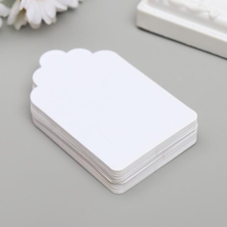 Cardboard Cardboard "Tenderness with a butterfly" white 8x5 cm-2