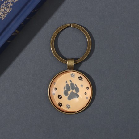 Trick Glass, metal "Circle. Traces of the Wolf" d = 3 cm