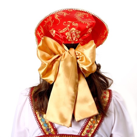 Карнавальный костюм «Самоцветы»: платье, кокошник, косынка в руку, р-р 50-52-4