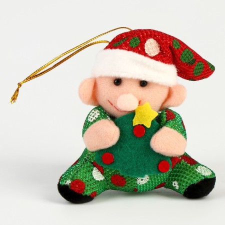 Soft toy "Gnome" on suspension, species mix