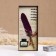 Gift set 3B1 "Herbi": feathers, ink, tips, red