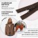 Lightning "Spiral", No. 5, detachable, automatic lock, 70 cm, brown color