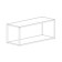 Hinged shelf 600, 600x250x360, black muar/Metropolitan Gray