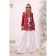 Female blouse, size 44, red color