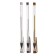 A set of gel pens 3 colors, the case is transparent, white, silver, gold