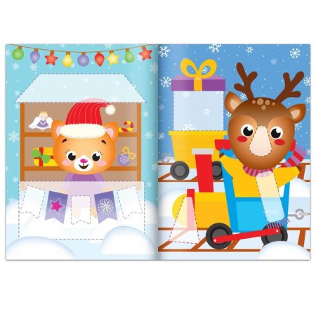 Applications Volumetric Set "New Year's Creativity", 4 pcs. 20 pp., A4 format-6