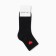Women's socks "Heart" minku, Black color, rr 36-39 (23-25 ​​cm)