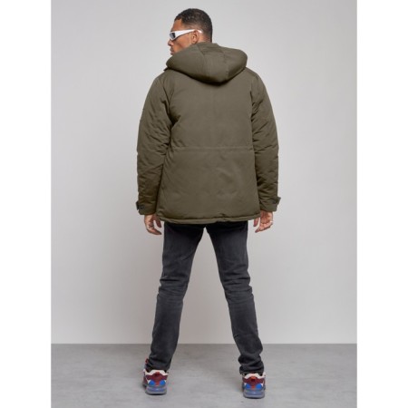 Male Winter jacket, size 56, khaki color-13