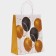 Kraft, white, "holiday balls" 27 x 21 x 11 cm