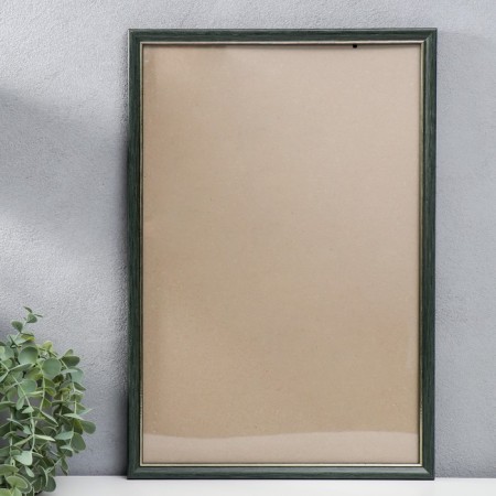 Photo frame plastic 30x45 cm, green with gold (plastic screen)-3