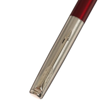 Handle Gift ball in the leatherette case, Bordeaux body with silver-4