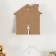 Hook decorative tree "House where you are waiting" 10x11 cm