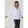 Women's blouse with a deep neckline, size 42