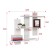 Hinged shelf PD-14 835x156x930 White