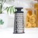 Terka oval shares "Profi", 24 × 12 × 6 cm, rubberized, black handle color is black
