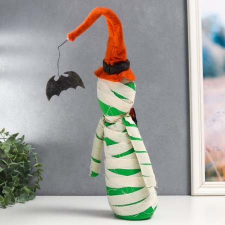 Interior doll "Mummy in a cap with a bat" 40x10 cm-4