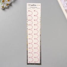 Sticker of rhinestones plastic 