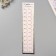Sticker of rhinestones plastic "suspensions" pink 35x8 cm