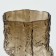 Mountain Brown Flowers Vase of brown glass 30 × 13 × 13 cm