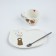 Gift set "I love you": a mug of 200 ml, saucer, spoon