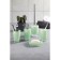 Axentia Graz soap dish made of plastic, volume effect, pastel-green, 13.5x2x9.5 cm