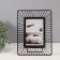 Photo frame metal in 1 photo 10x15 cm "Sun" black 18x23.7 cm