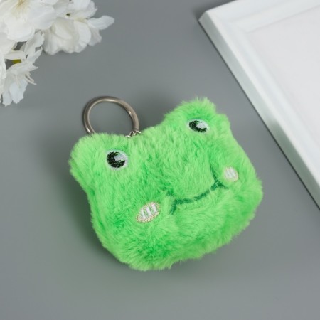 Fluffy on the ring "Frog" Pischak 7x9.5x2.5 cm-2