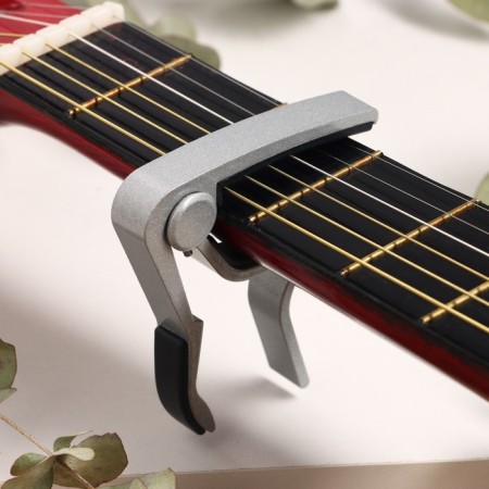 Kapodastast for Music Life guitar, silver