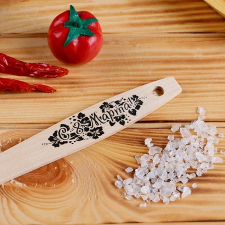 Wooden blade "since March 8"-2