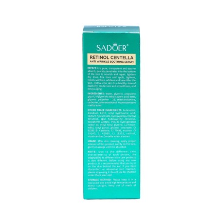 Calmable face serum against wrinkles with retinol and centella, 40 ml-3