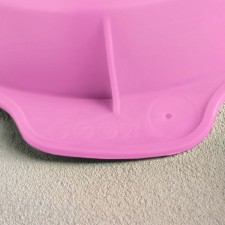 Baking uniform “Circle with handles”, silicone, 26 × 29 × 4.5 cm, internal size d = 24 cm, color mix