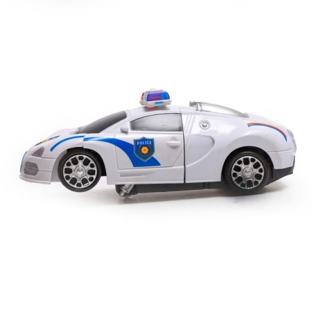 Robot radio -controlled "policeman", transforms, light and sound effects-8